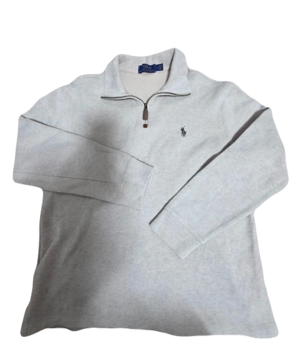 폴로 랄프로렌 반집업 코튼 니트 M 상품이미지1