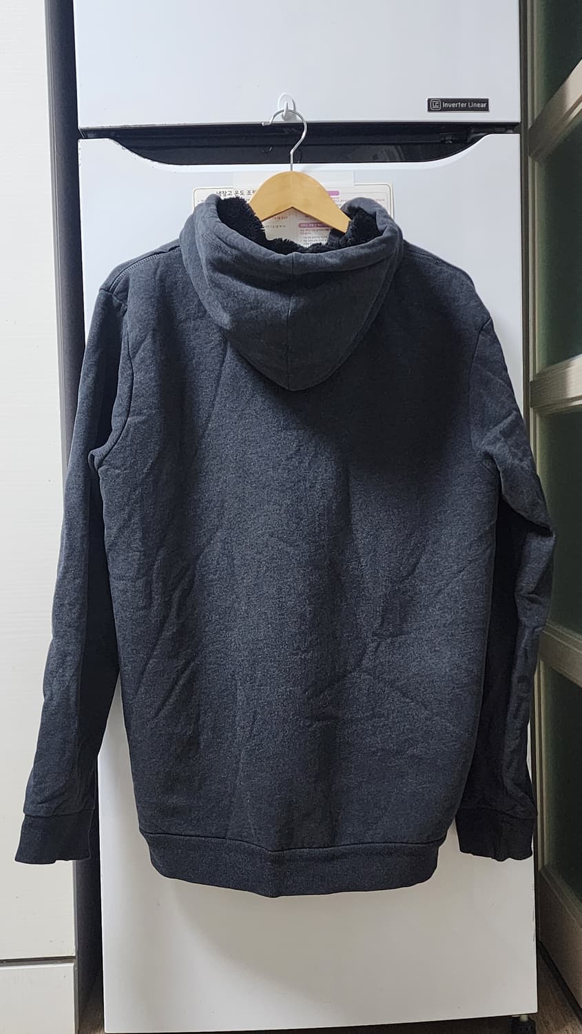 NBA 기모 후드집업 XXL 회색 상품이미지3