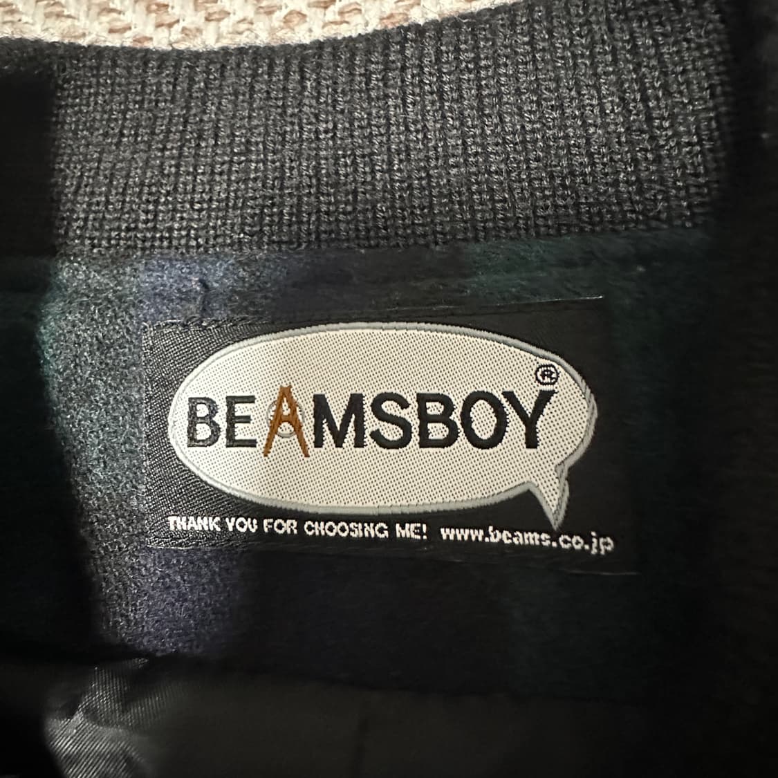 BEAMS BOY blouson jacket black watch 상품이미지3