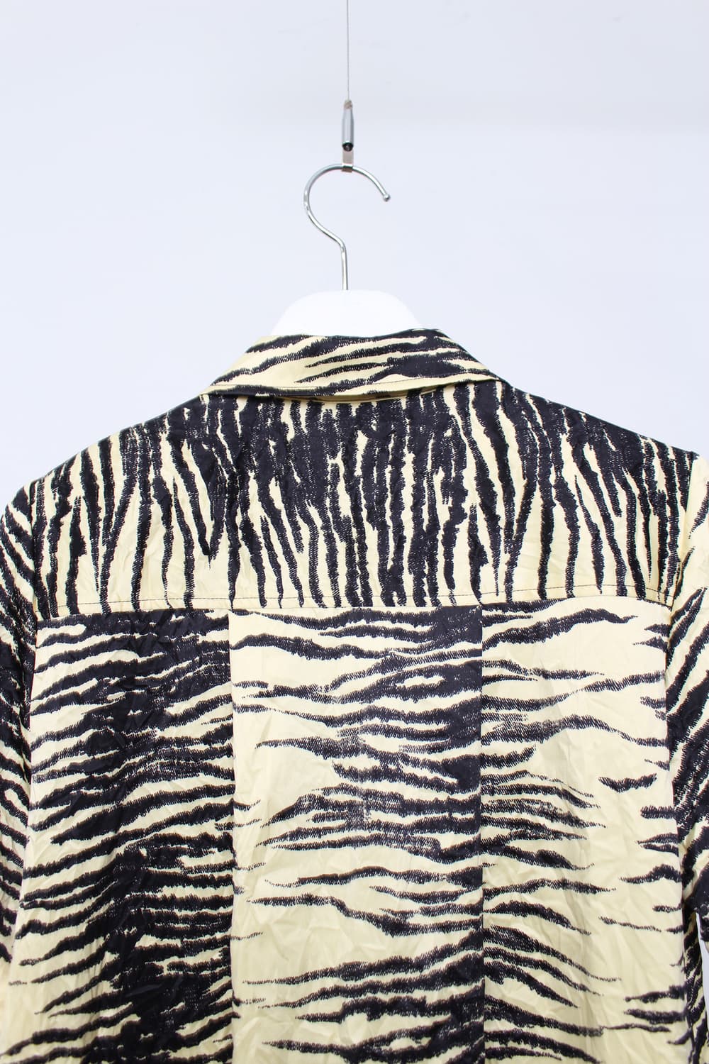 Ganni Yellow Zebra Print Shirt 상품이미지5