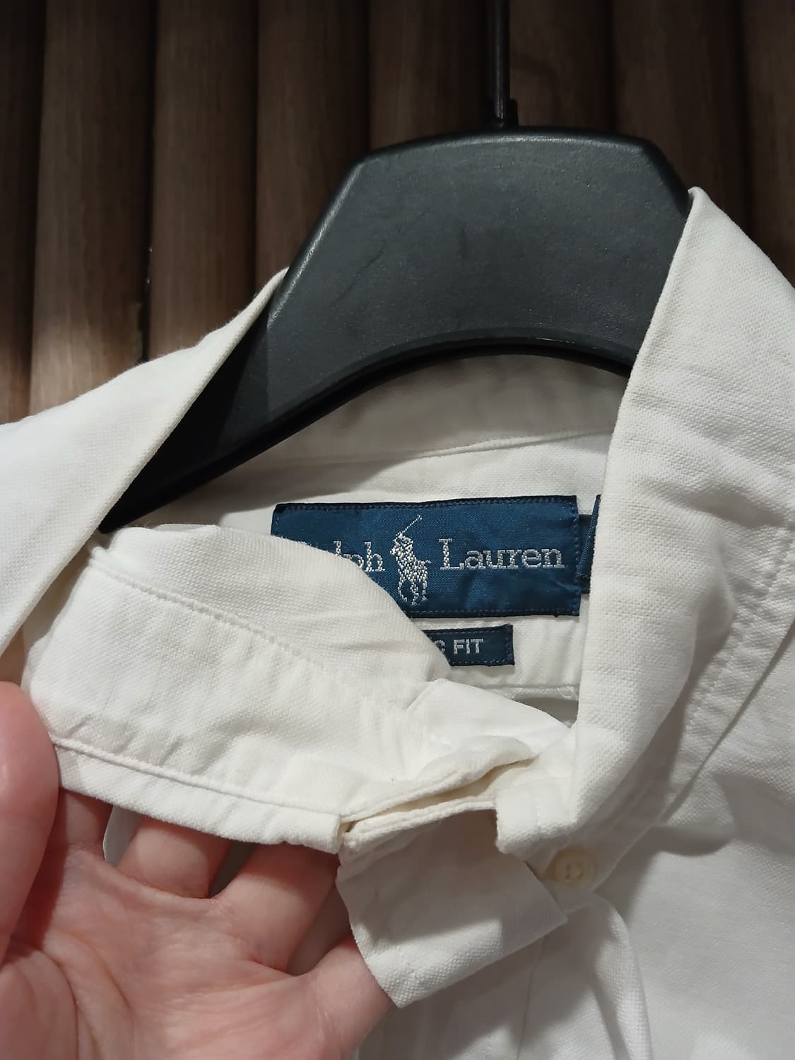 무배) 폴로 랄프로렌 옥스포드 로고 반팔셔츠 - L 상품이미지4