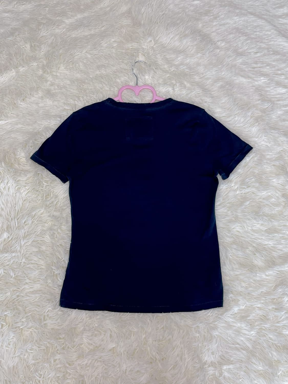 (유일매물) 아베크롬비 y2k 네이비 반팔티 상품이미지2