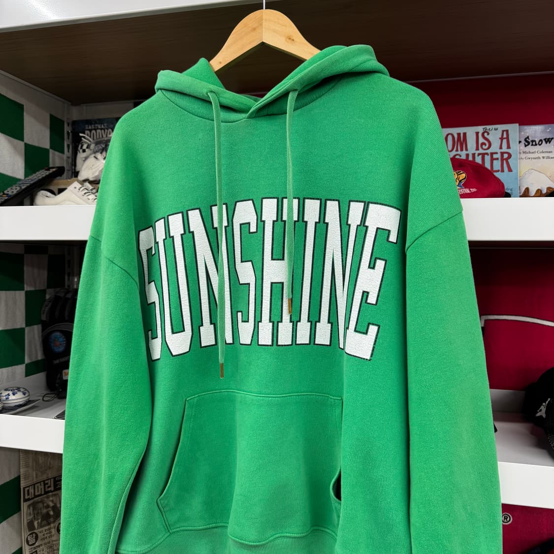선샤인 그린 후드티 (L)   상품이미지2