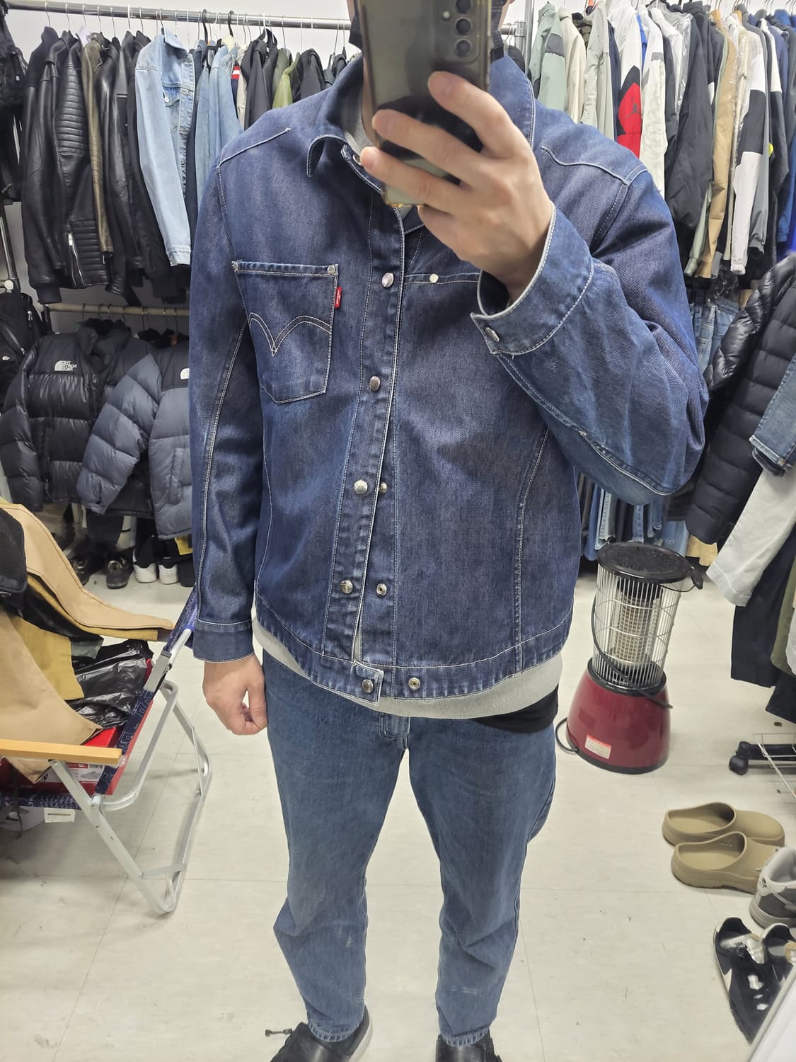 리바이스 엔지니어드 청자켓 xl 상품이미지5