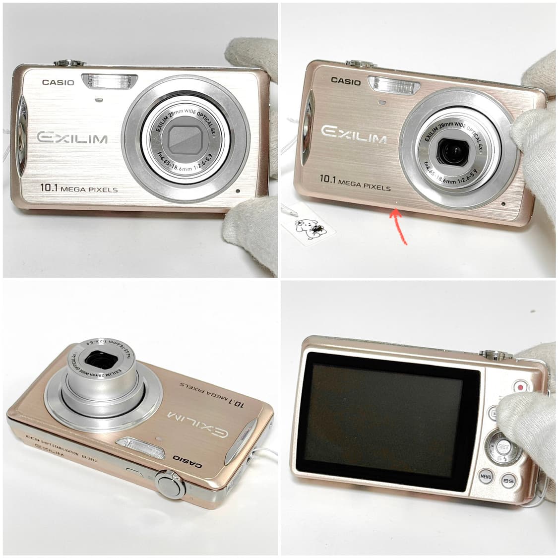 카시오 엑슬림 Z270 로즈골드 빈티지디카 상품이미지5