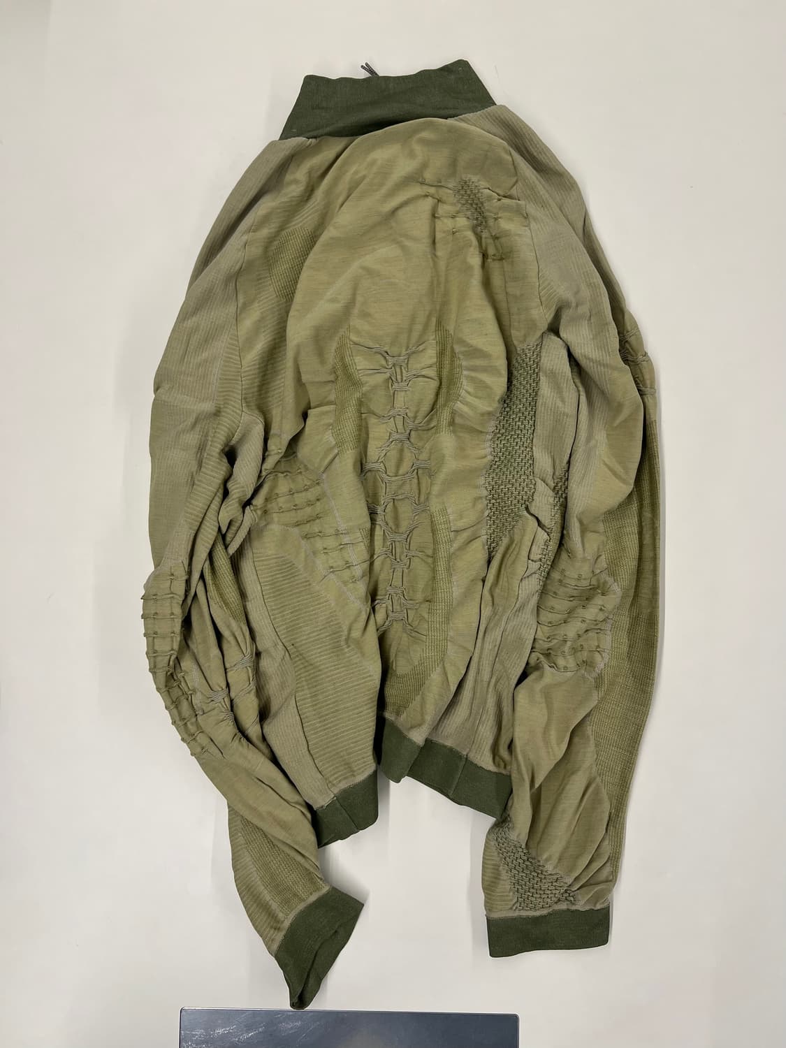 로아 하프집 3d 니트 그린 XL 상품이미지3