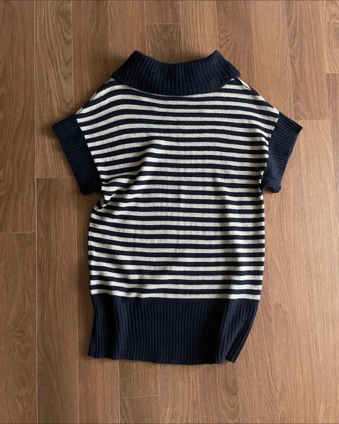wide turtleneck stripe knit 상품이미지5