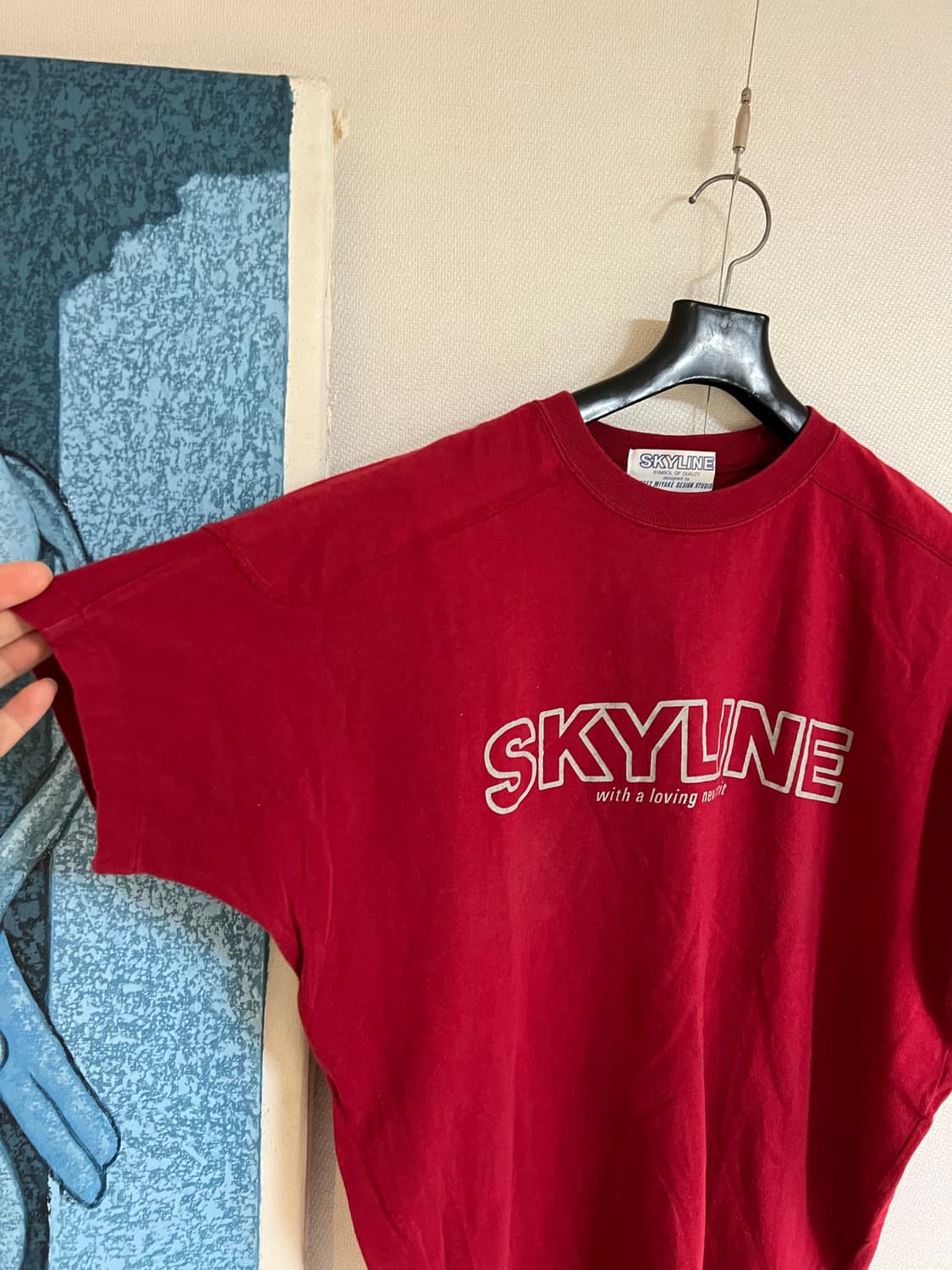 1982년도 이세이 미야케 skyline 티셔츠  상품이미지2