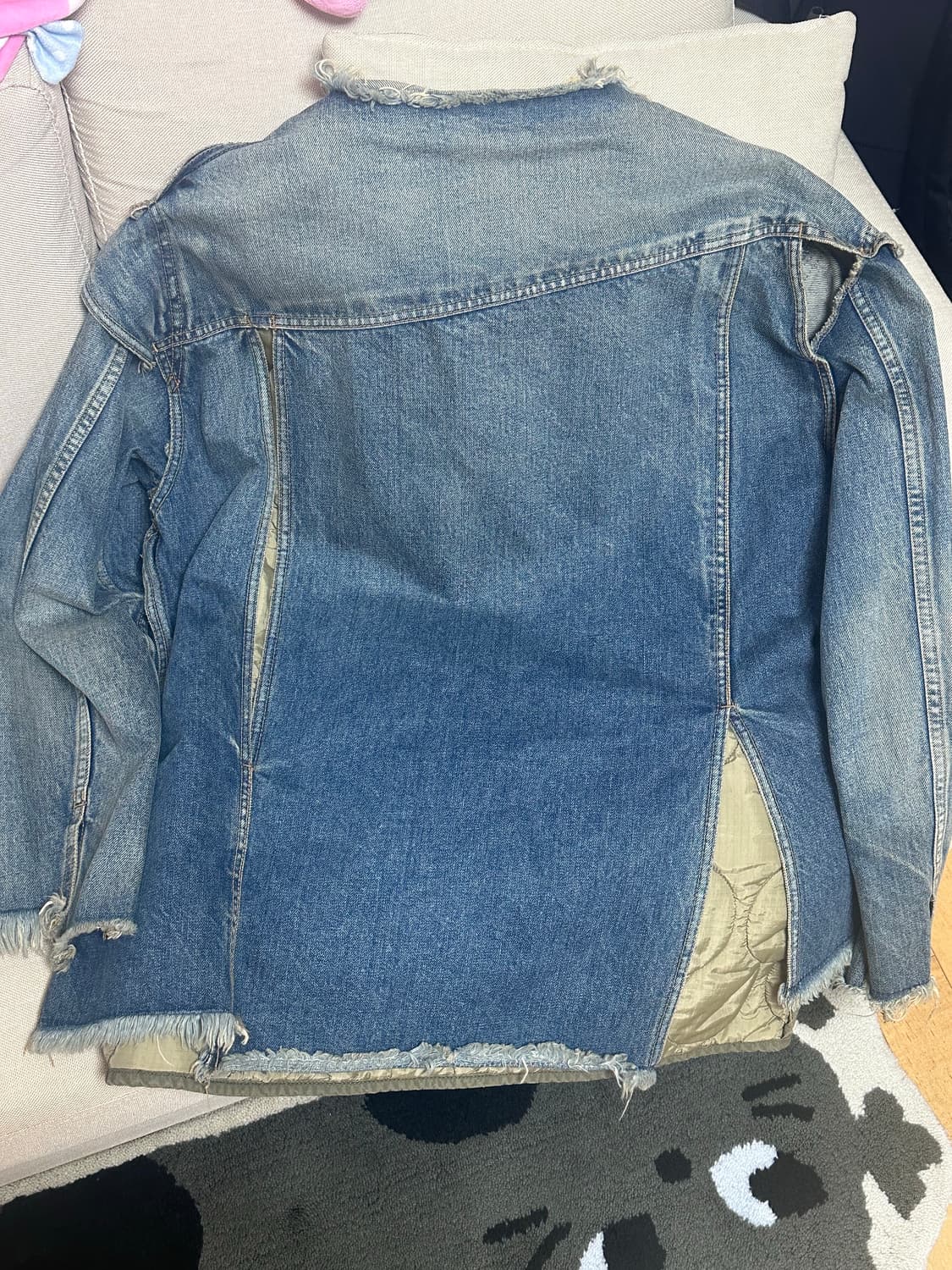 메종 미하라 야스히로 디스트레스 이펙트 카라리스 데님 자켓 상품이미지4