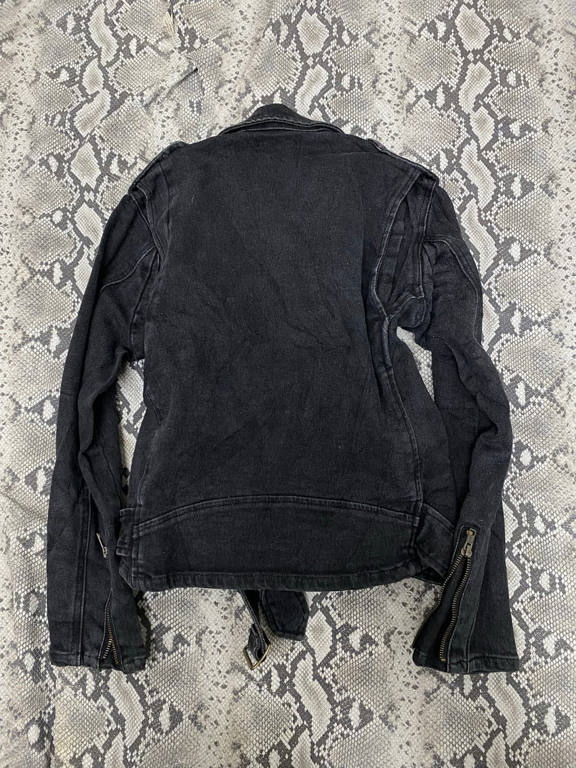 [CRYX•SPS]Y2KMood Leopard Detail Denim R 상품이미지6