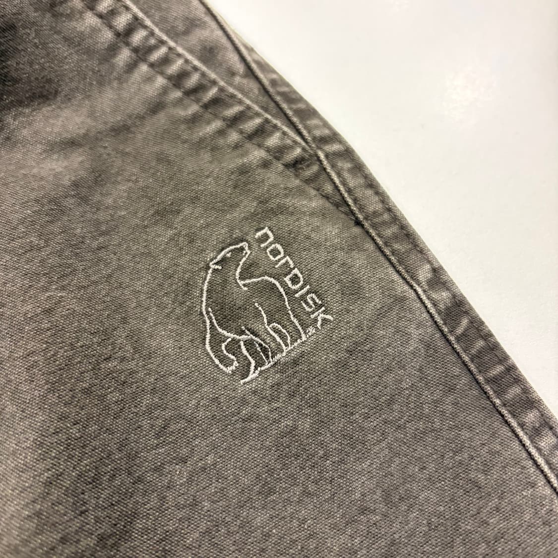 [XL] 노르디스크 코튼 워싱 카키색 면바지 B427 상품이미지4