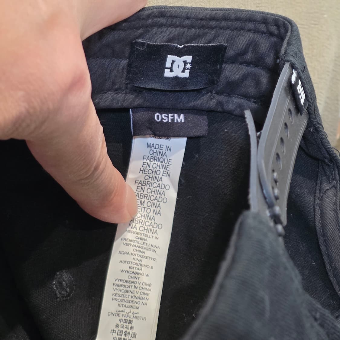 L7-4:DC SHOES 하와이안 플라워 브림 블랙 스냅백(56-59cm 상품이미지9