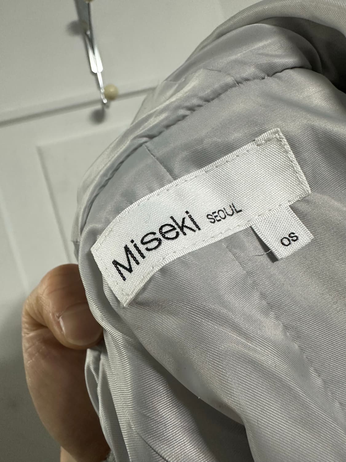 미세키서울 후드 롱 더플코트  상품이미지3