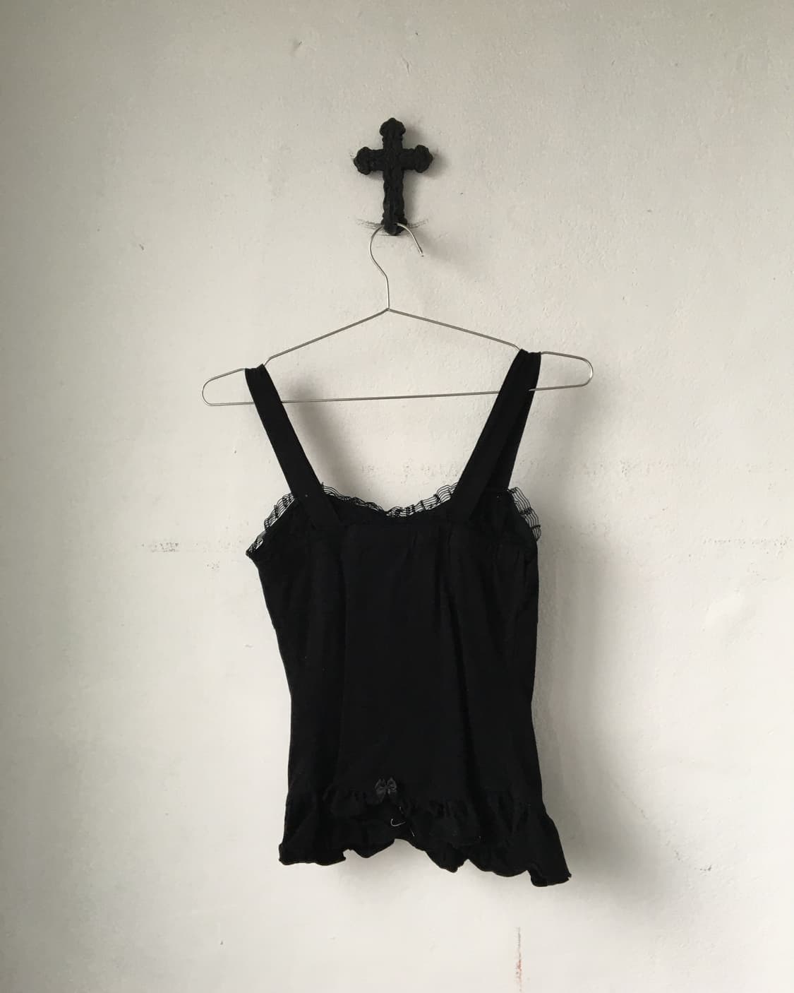 Frill button point sleeveless 상품이미지3