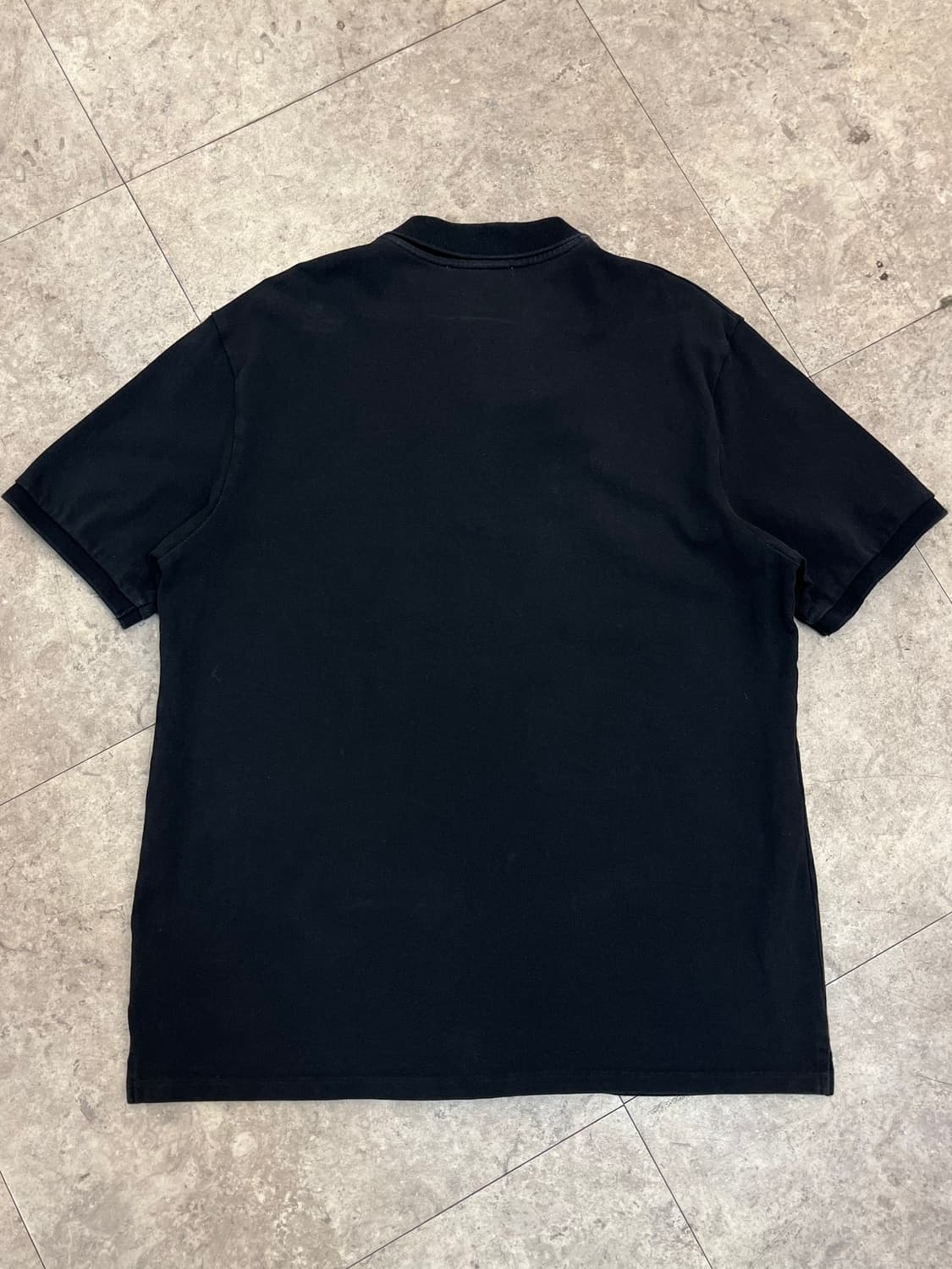 메종키츠네 카라 반팔티 블랙 XL #csz3354 상품이미지8