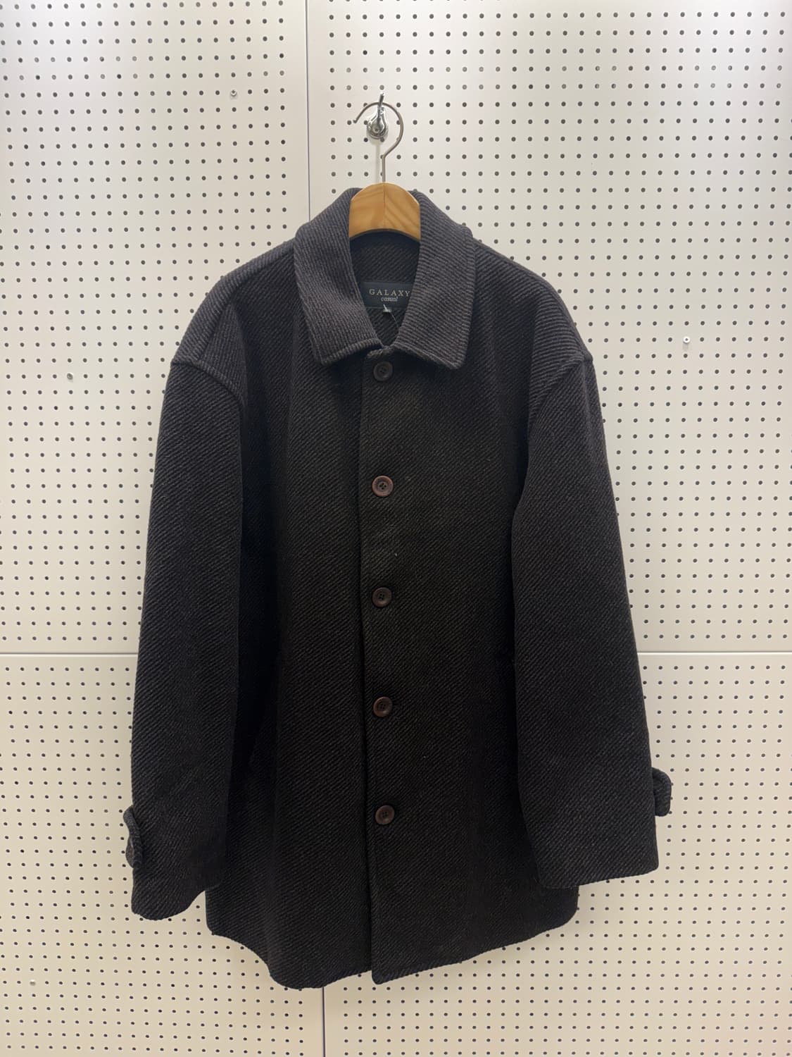 갤럭시 패턴 모직 코트 U657 상품이미지2