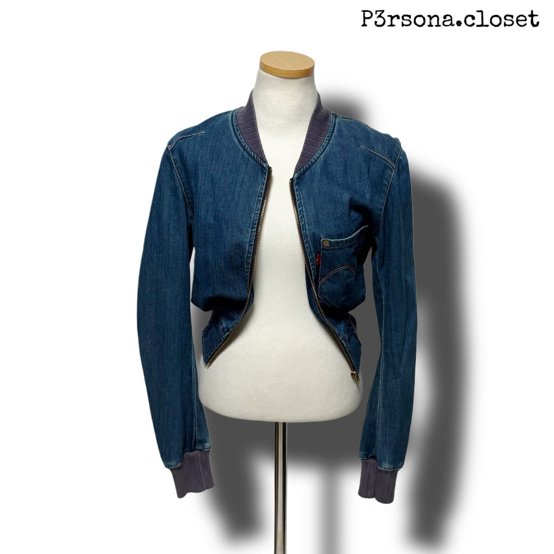 00s levi's crop denim jacket 상품이미지7