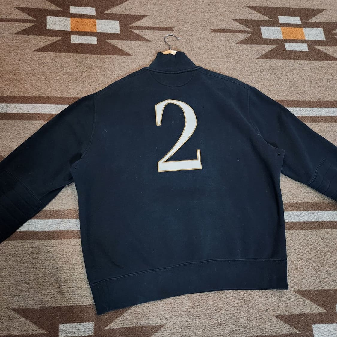 폴로랄프로렌 치프키프 블랙와치 스웻 반집업 XXL 상품이미지5