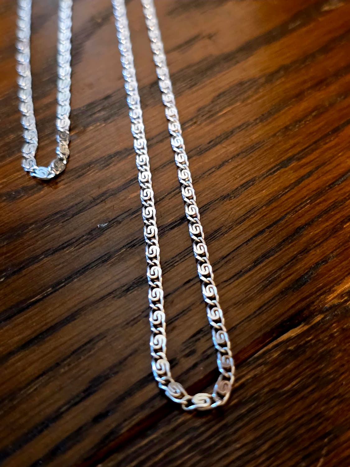 🇮🇹이탈리아 체인 실버 팔찌 목걸이 세트 상품이미지3