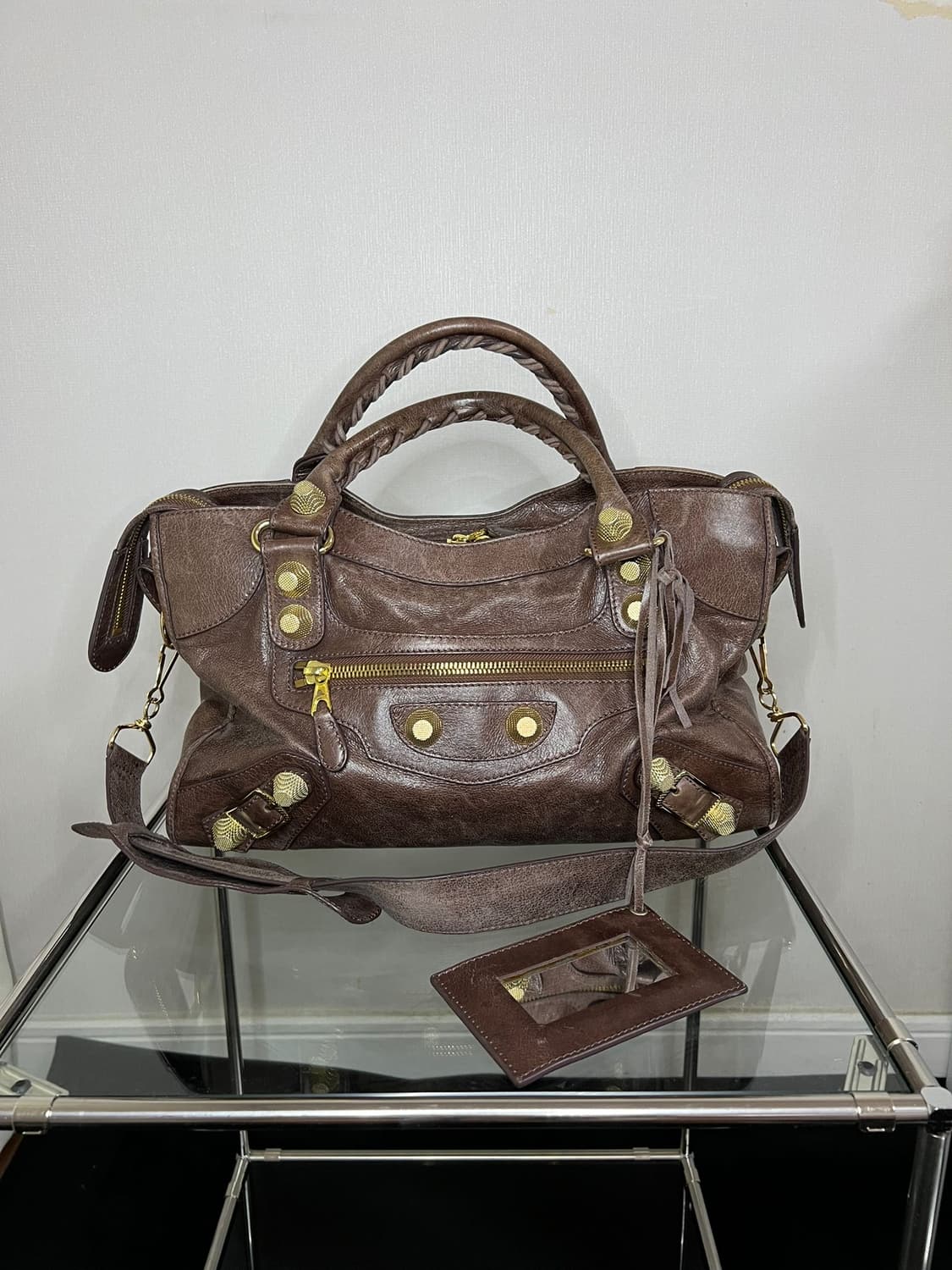 발렌시아가 시티백 자이언트 램스킨 상품이미지1