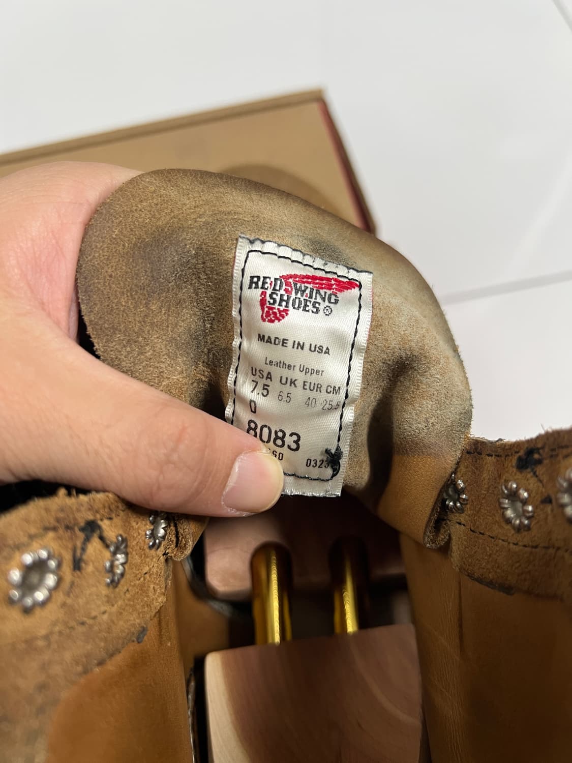 택포30) 레드윙 아이언레인저 8083 7.5D 255 호손 뮬스키너 상품이미지7