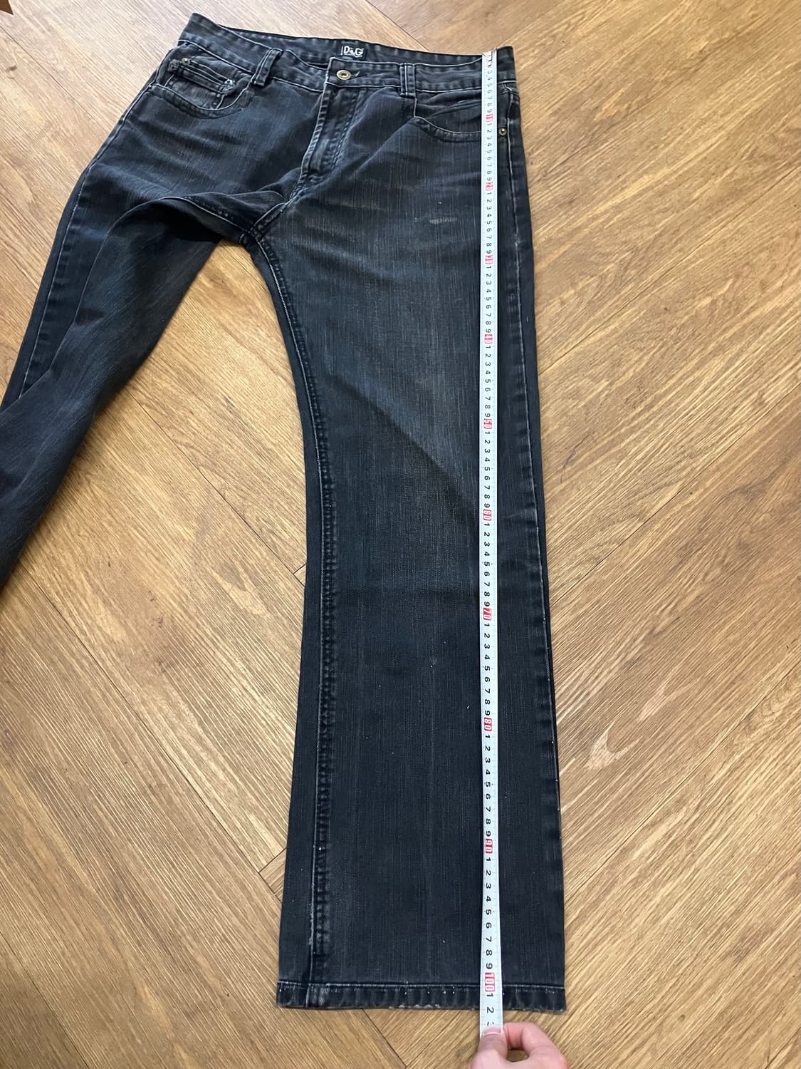 N218 돌체앤가바나 데님팬츠 청바지 흑청 블랙 상품이미지8