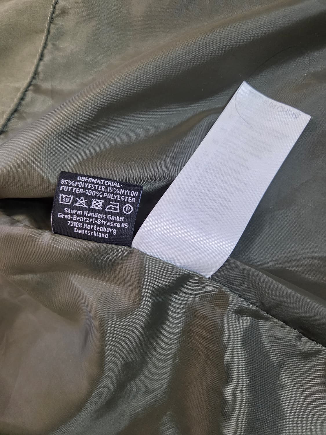 스텀 밀텍 헌팅 재킷 올리브 (105~110) 상품이미지6