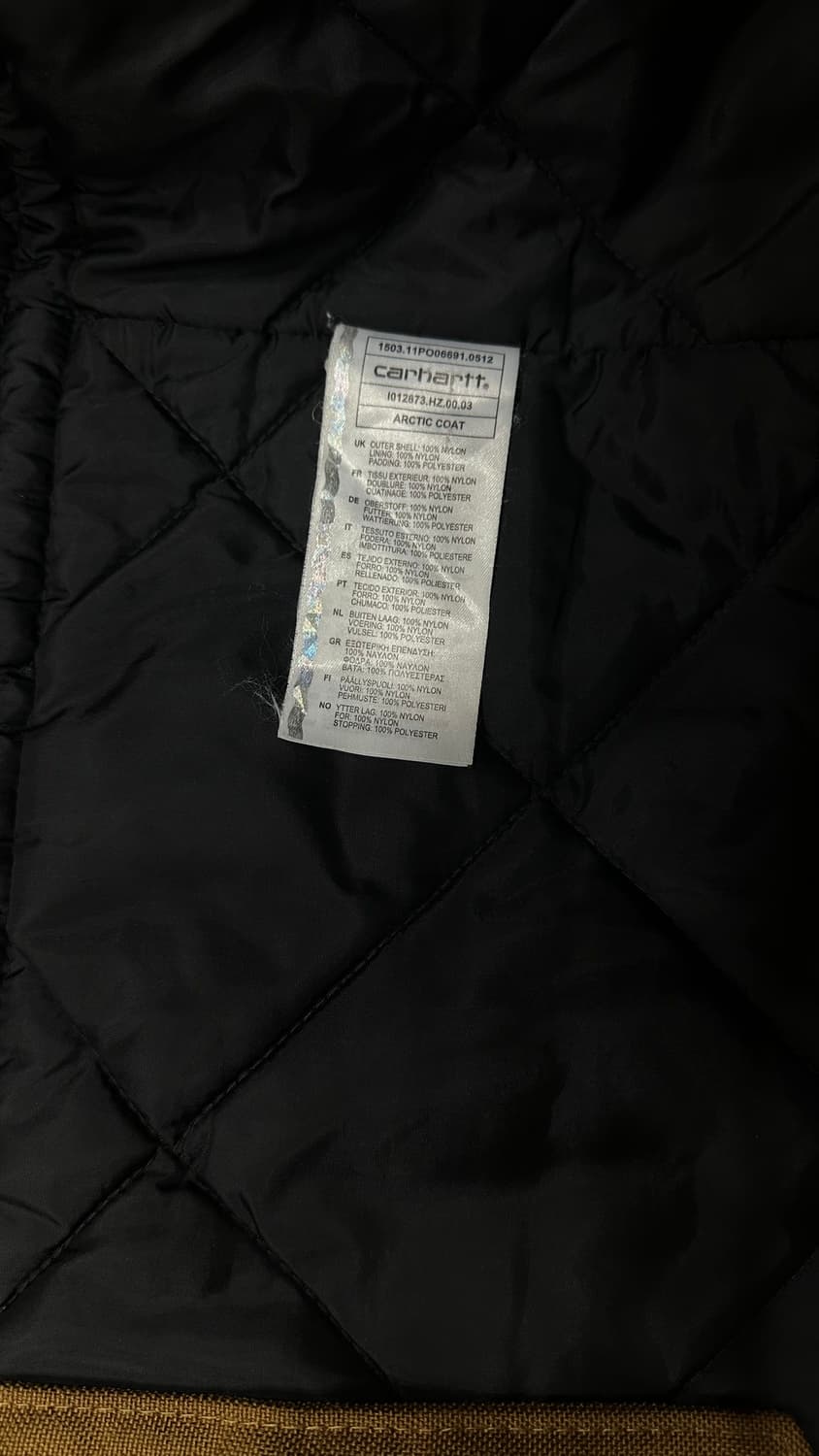 칼하트 wpi 코듀라 아크텍코트자켓 s 상품이미지9