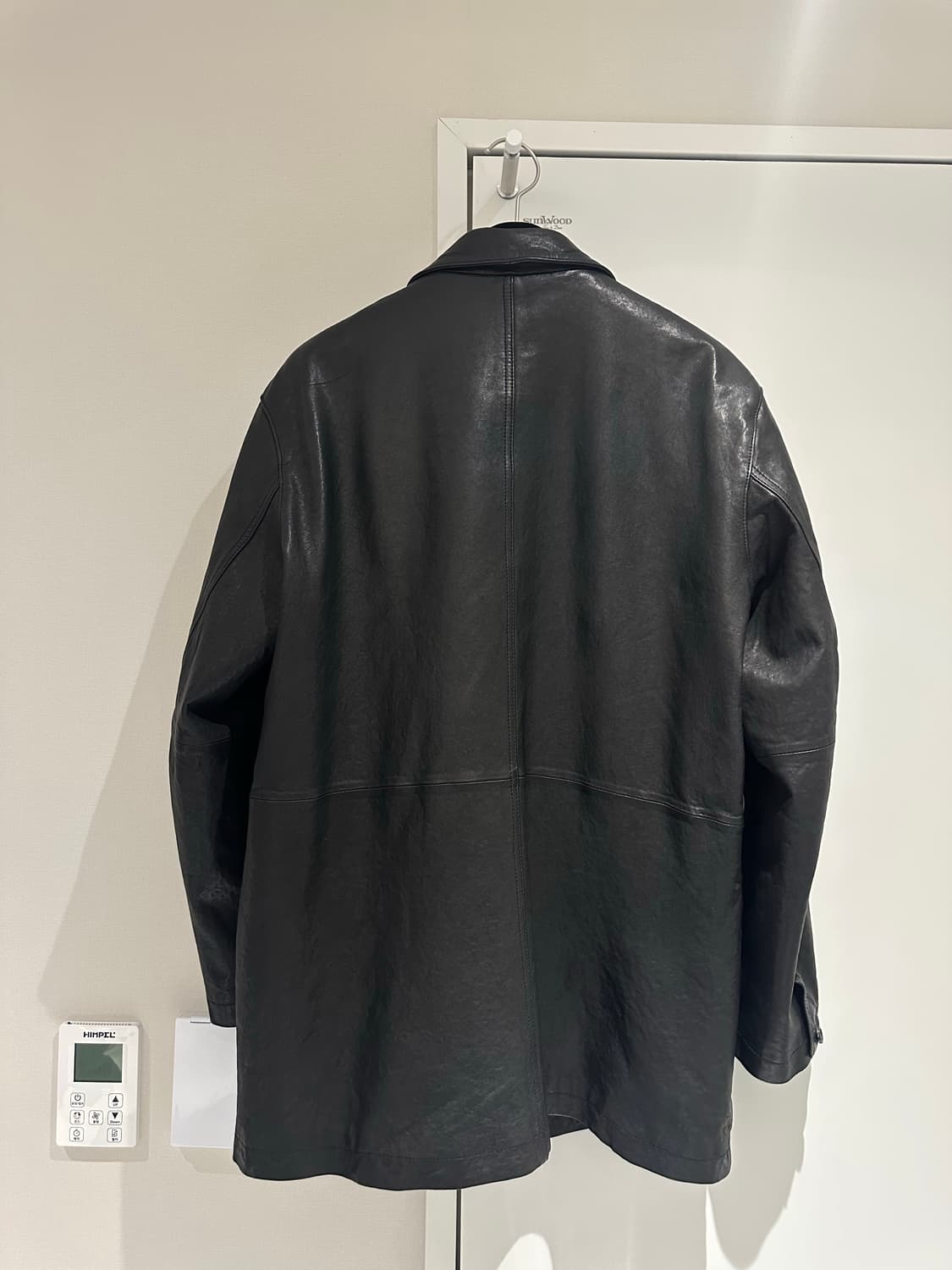 유스 워시드 레더 자켓 상품이미지2