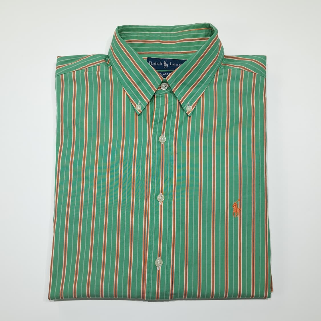 CL966 XL 폴로 00s 클래식핏 프레피 스트라이프 셔츠 남방 상품이미지7