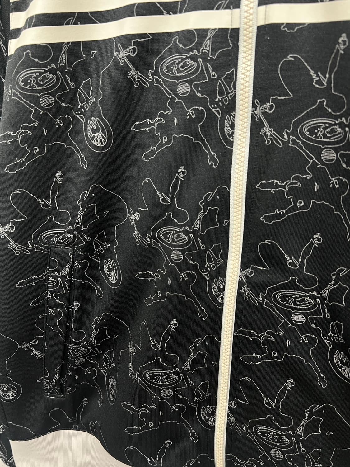 아디다스 Y2K 빈티지 그래픽 트랙 집업 져지 상품이미지3