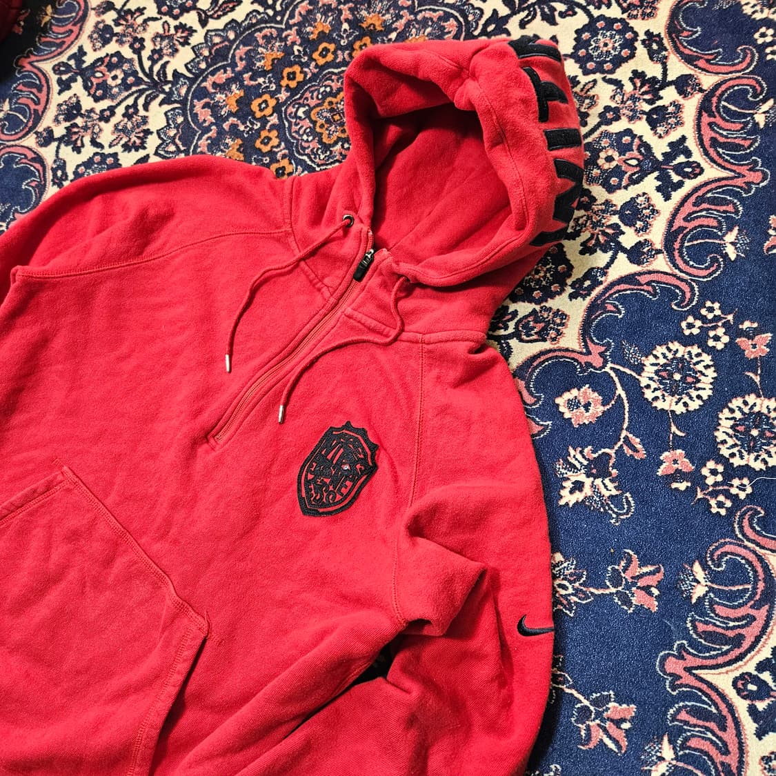 나이키(Nike) 코튼 후드 하프집업 L size 상품이미지2