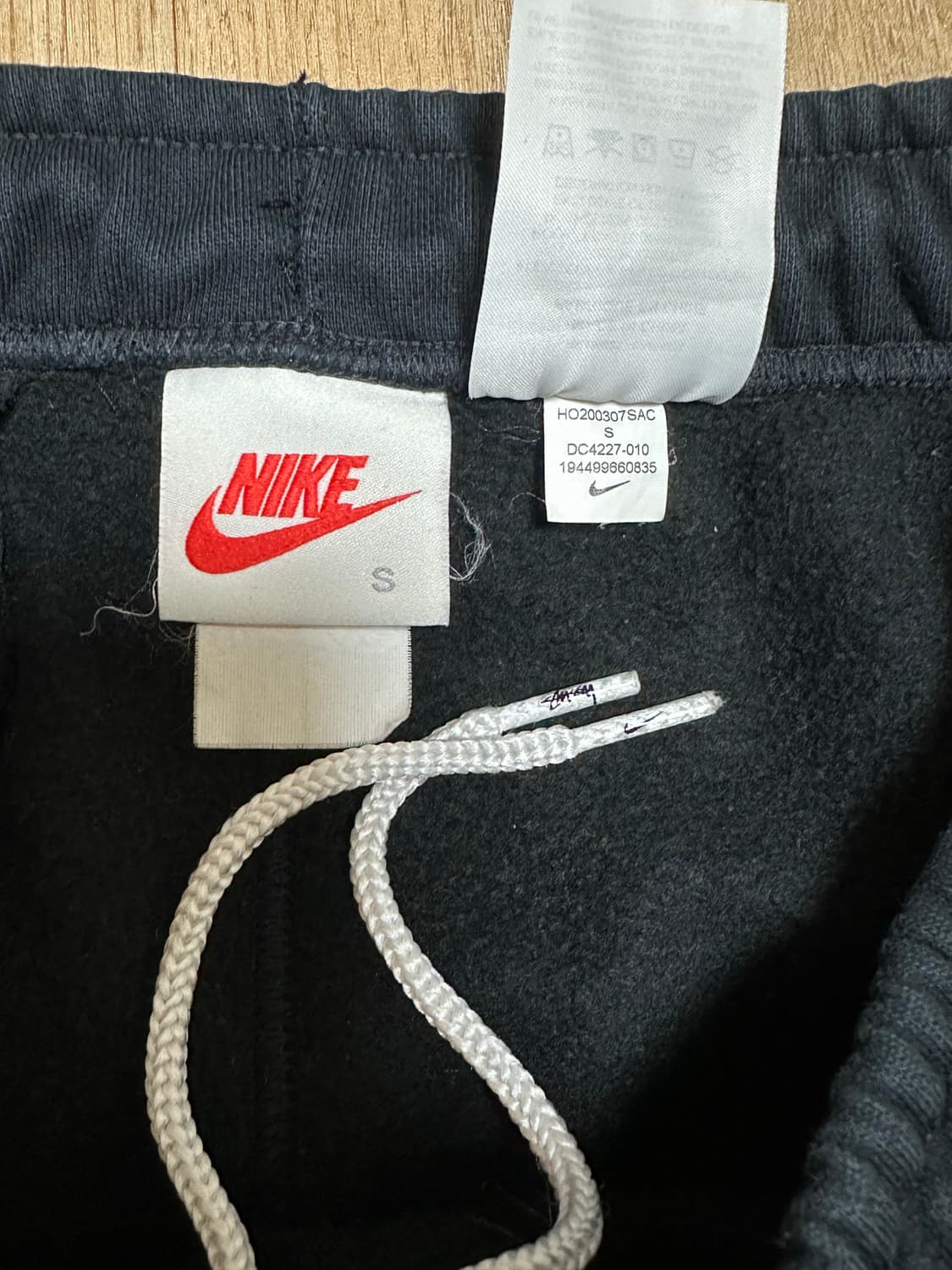 나이키 스투시 플리스 팬츠 블랙 US EU (S) 상품이미지7