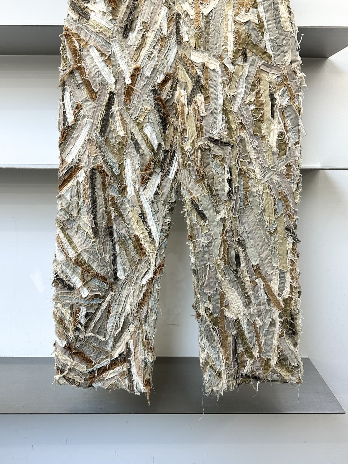 빈티지 패치워크 리페어 그런지 팬츠 상품이미지3