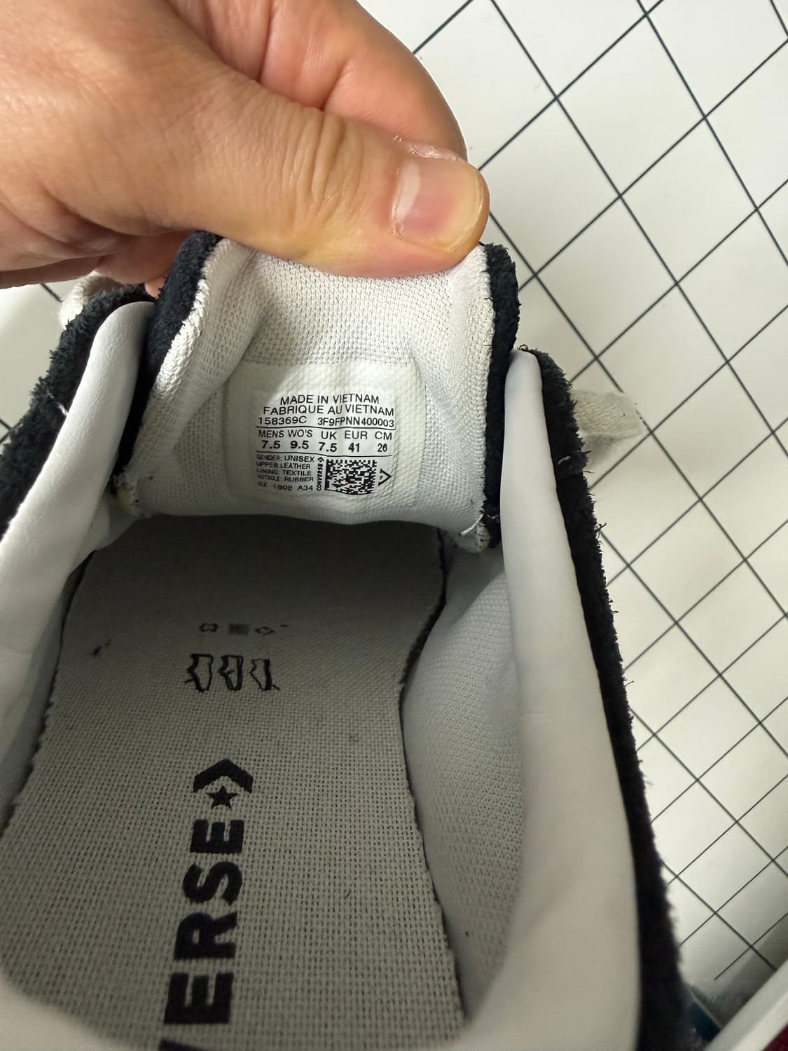 Converse One Star Ox Suede BlackGreyTape 상품이미지4