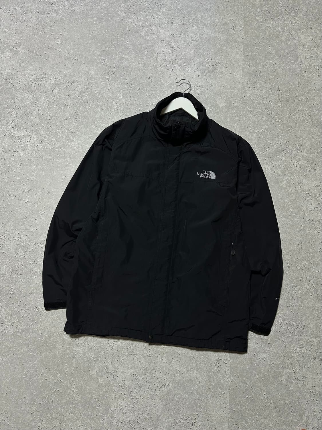 노스페이스 그레이로고 하이벤트 블랙 바람막이 상품이미지1