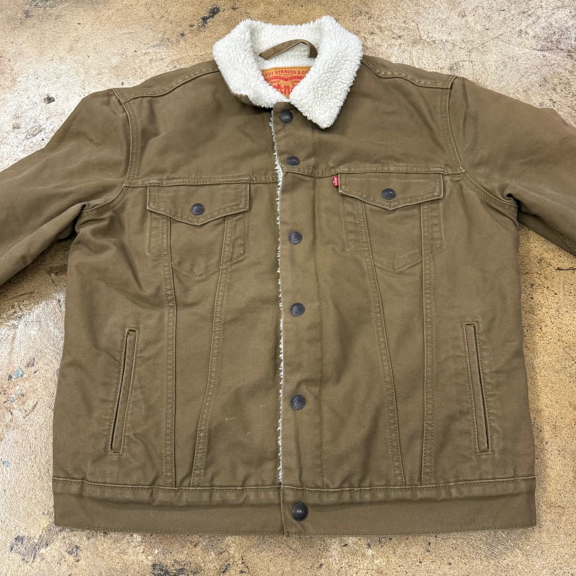  리바이스 브라운 쉐르파 트러커자켓 상품이미지3