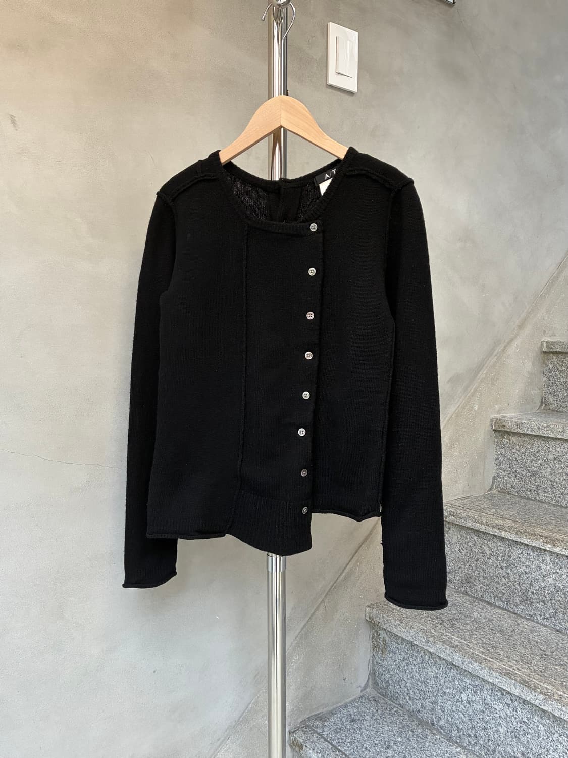 Atsuro Tayama A/T 비대칭 가디건 상품이미지1