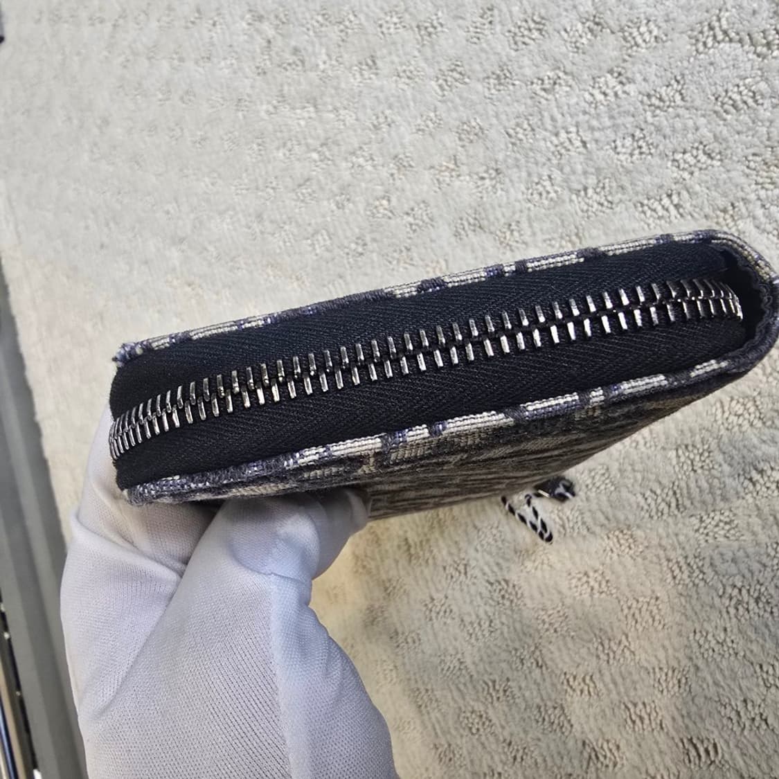 [중고/정품] 디올 오블리크 지퍼 장지갑 상품이미지6