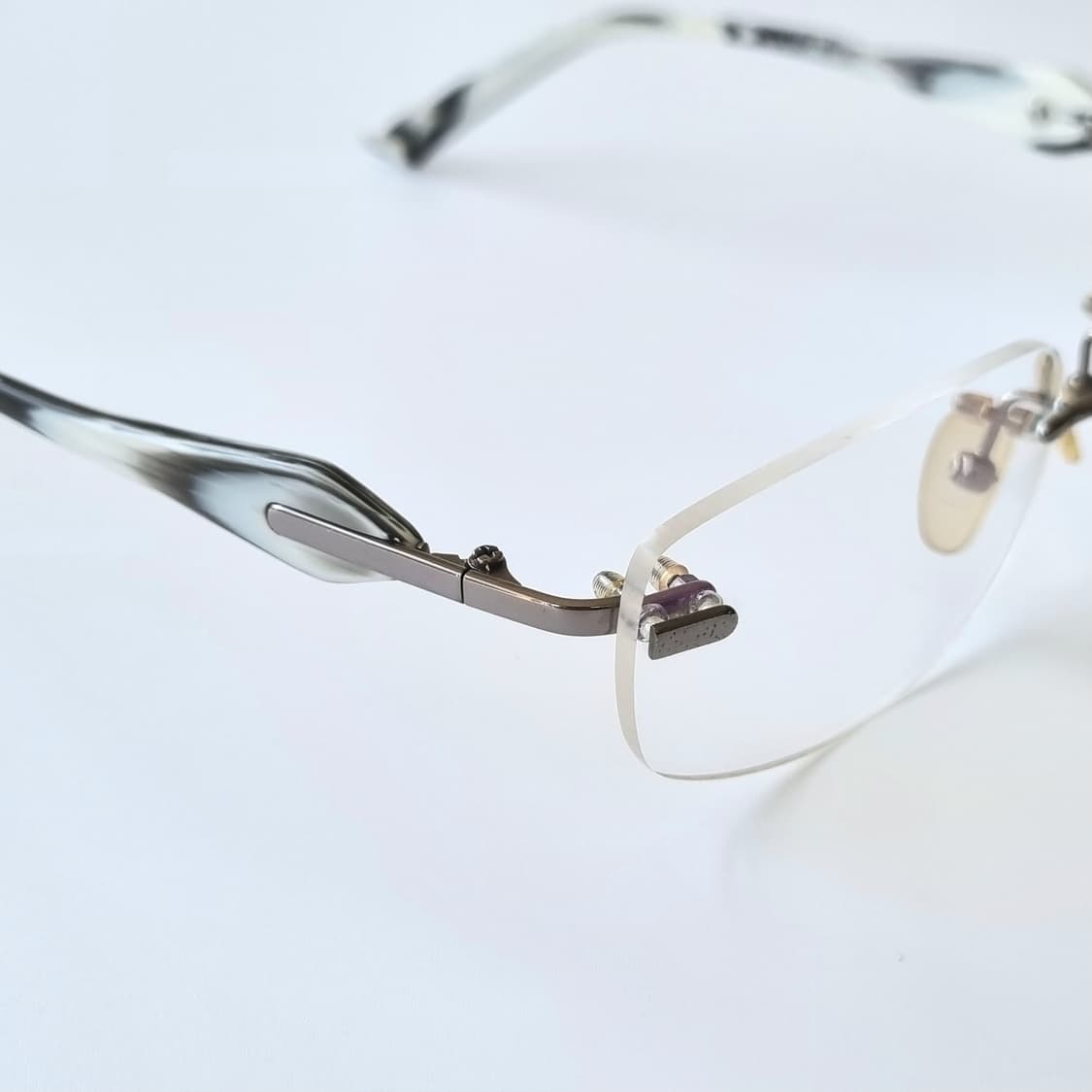 데드스탁 대리석 패턴 & 초경량 무테 안경 647 상품이미지5