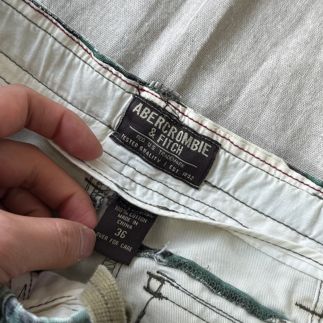 아베크롬비 og 밀리터리 카모 카고팬츠 36(32~) 상품이미지9