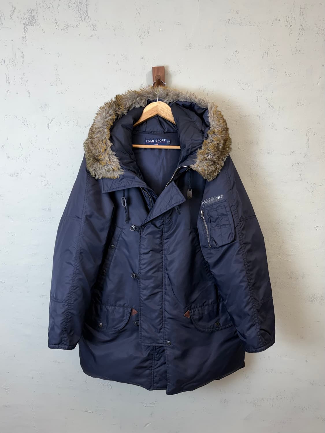 폴로스포츠 빈티지 N3B 구스다운 파카 네이비 상품이미지1
