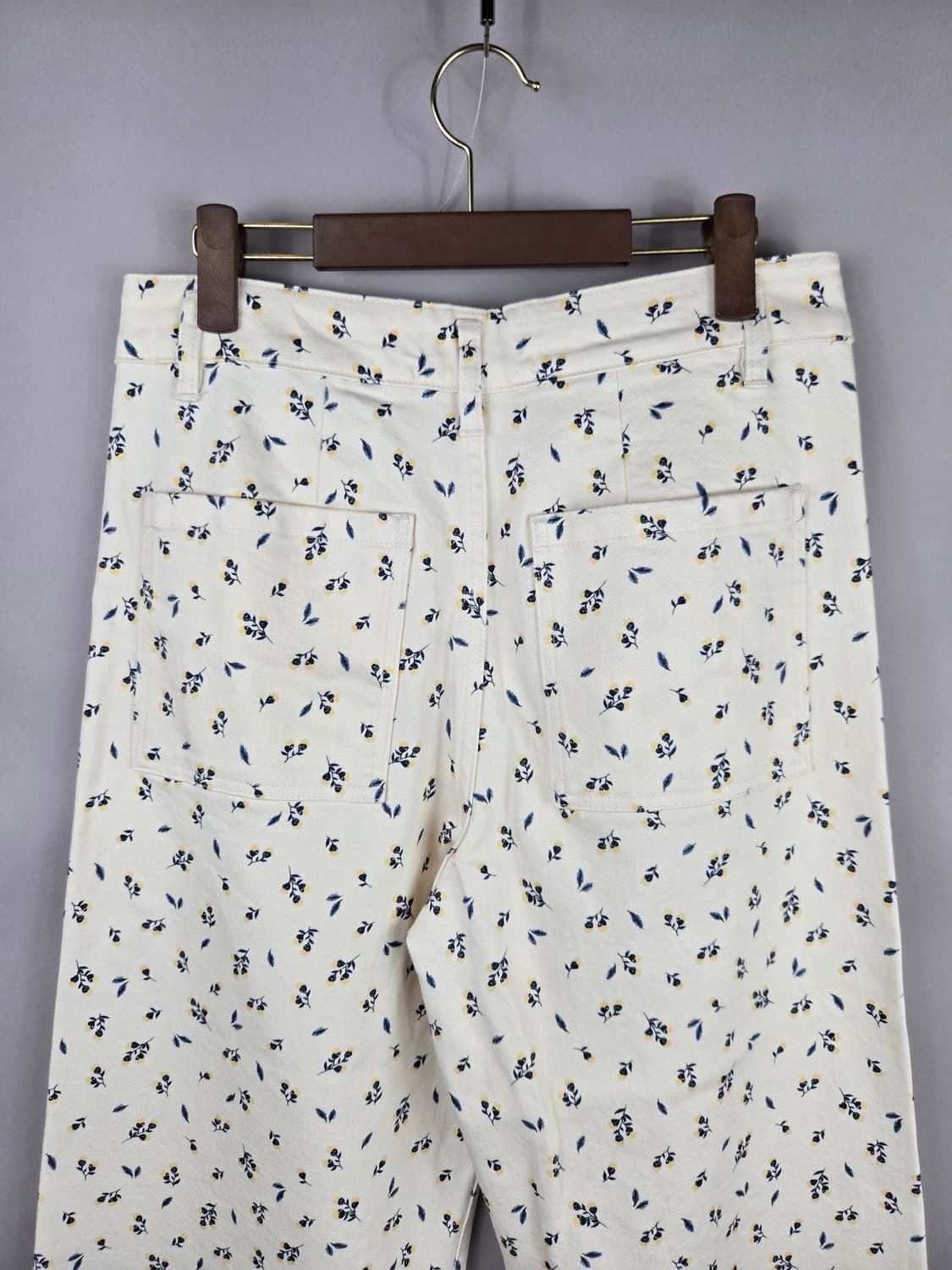 [무료배송]자라 USA12 여성 스판 하이웨이스트 와이드 팬츠 바지 상품이미지6