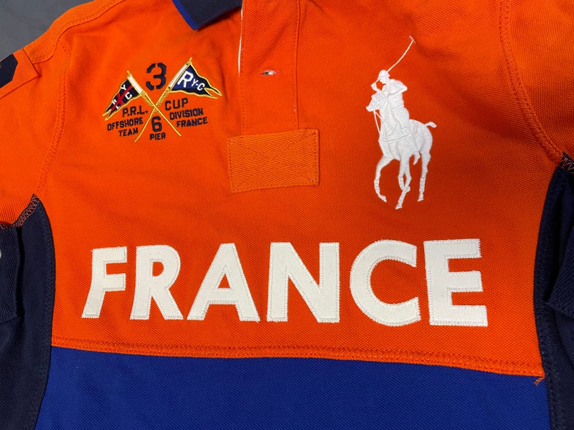 (정품) 치프키프 폴로 랄프로렌 빅포니 pk카라 티셔츠 프랑스 오렌지 상품이미지2