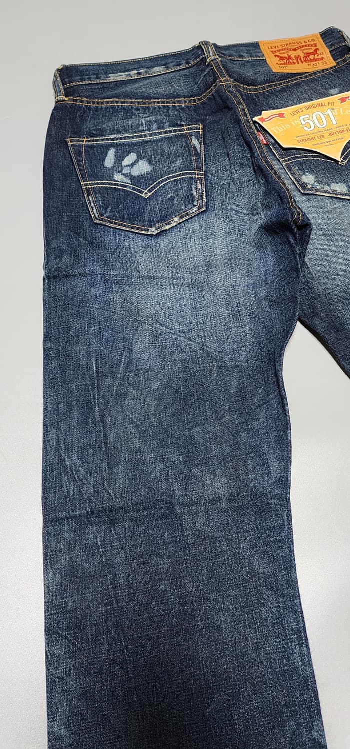 미착용_리바이스 501 셀비지 페인팅 (W30) levis 상품이미지10