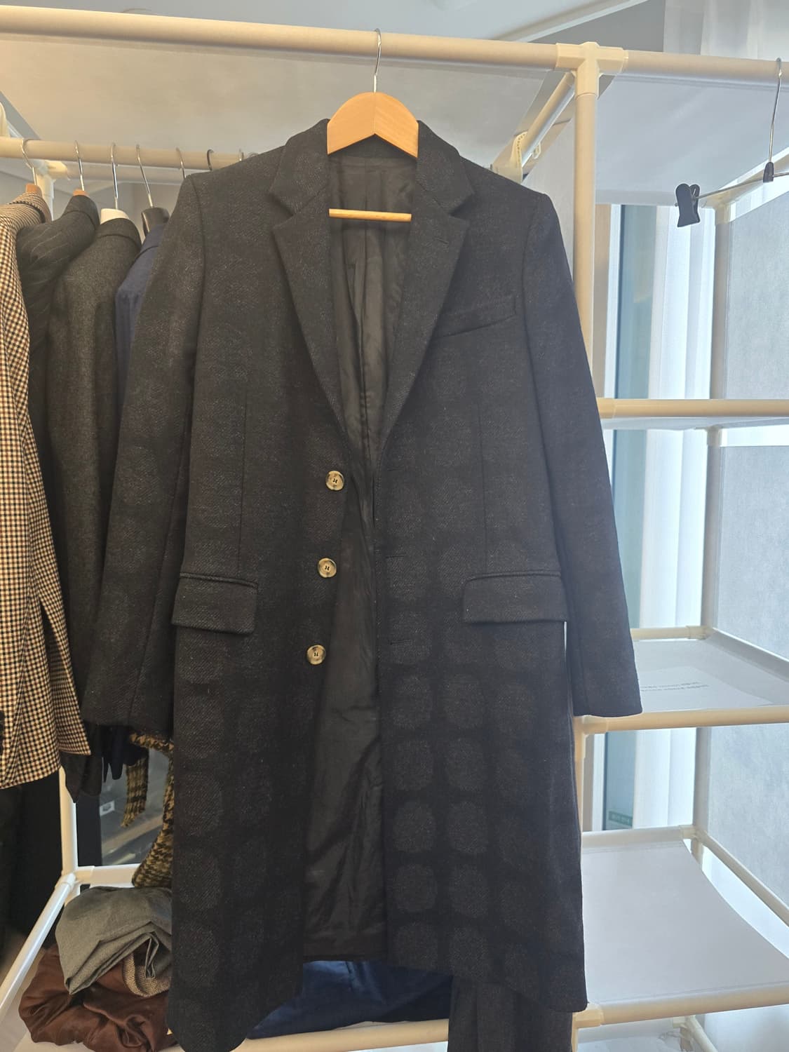 아미 폴카닷 롱 코트 44(90) 상품이미지1