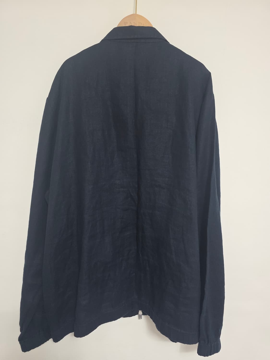 코스 COS 네이비 헴프 린넨 집업 자켓 XL 상품이미지2