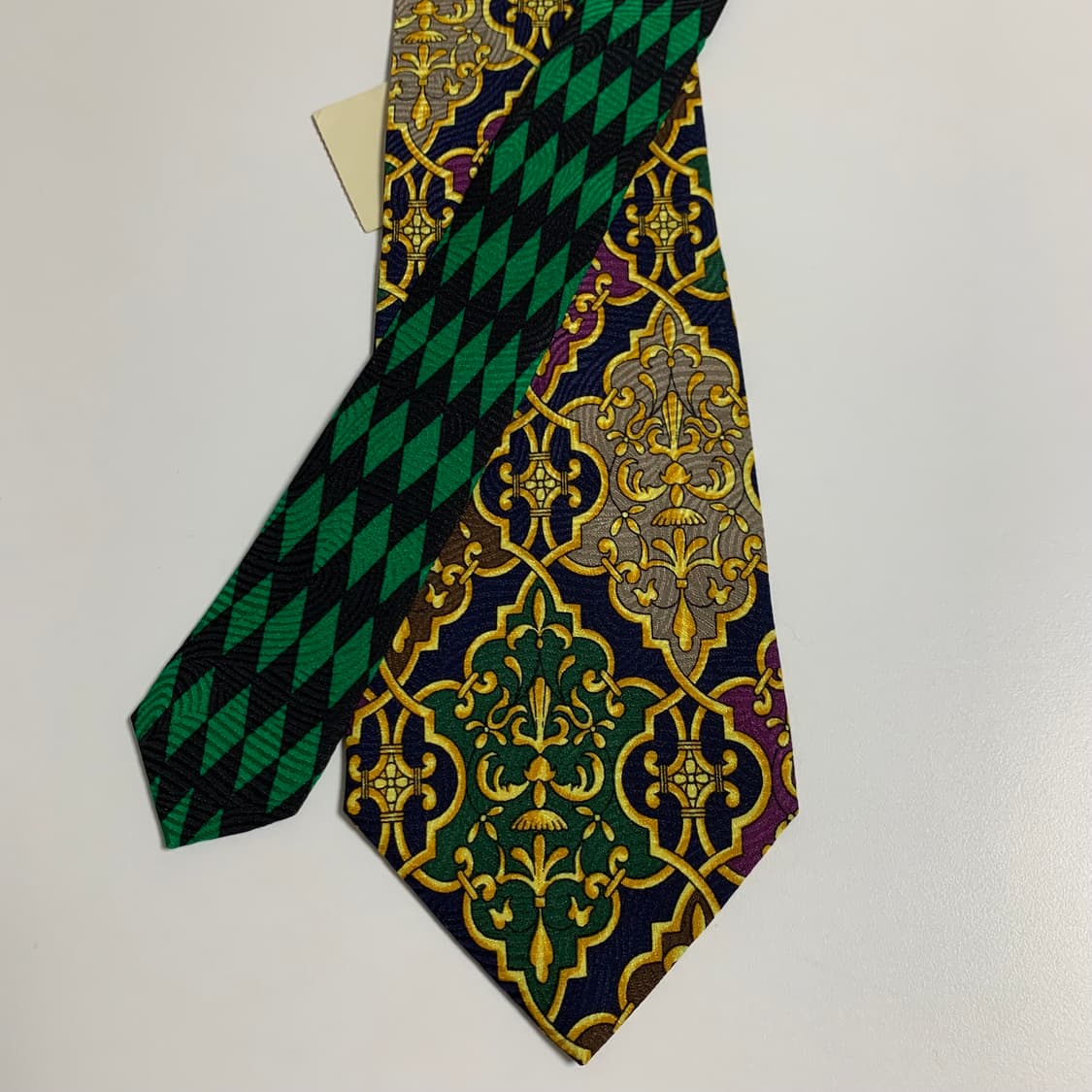 베르사체(VERSACE) 기하학적패턴 클래식 정장넥타이 최상급 상품이미지4