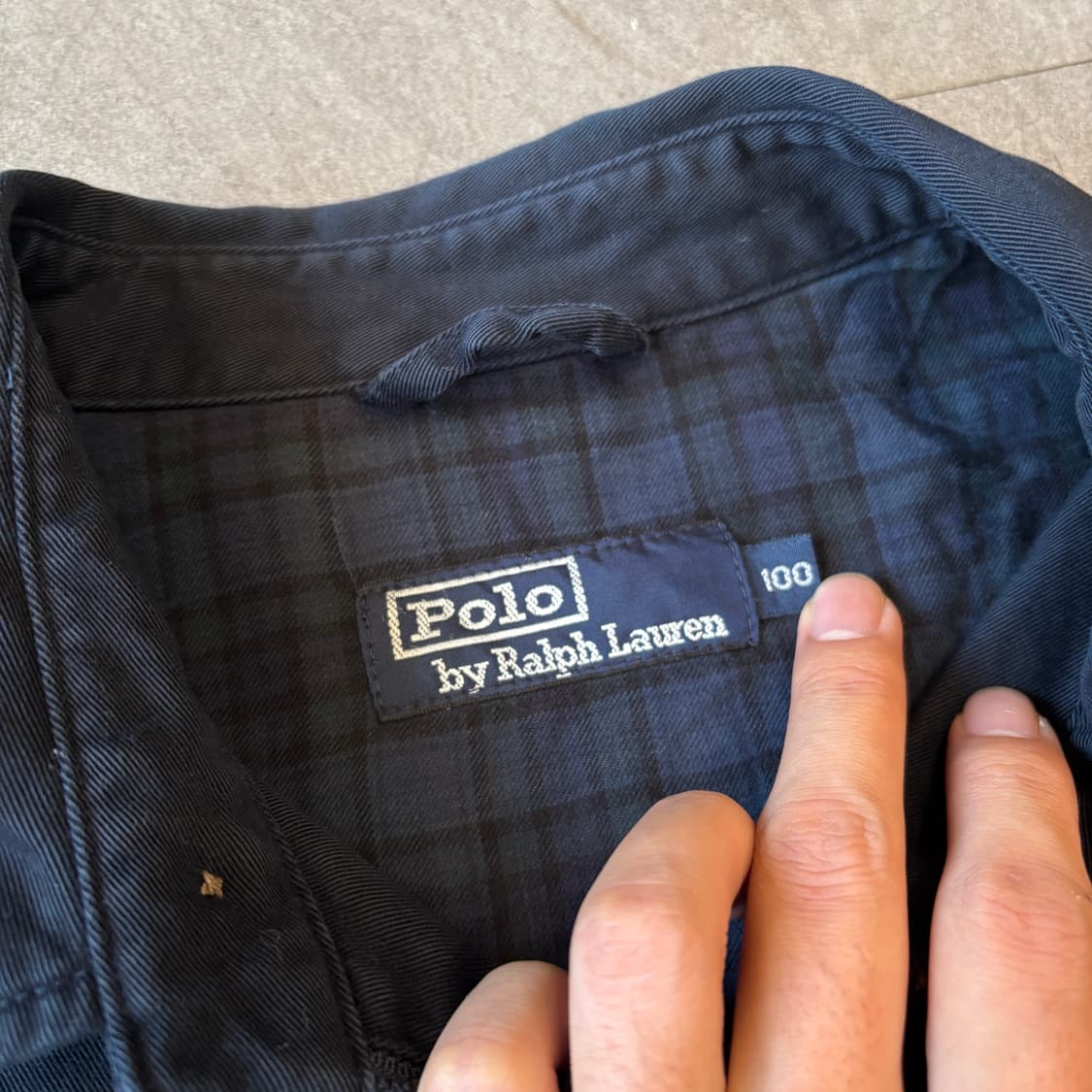 폴로 정품 네이비 스윙톱 자켓 상품이미지5