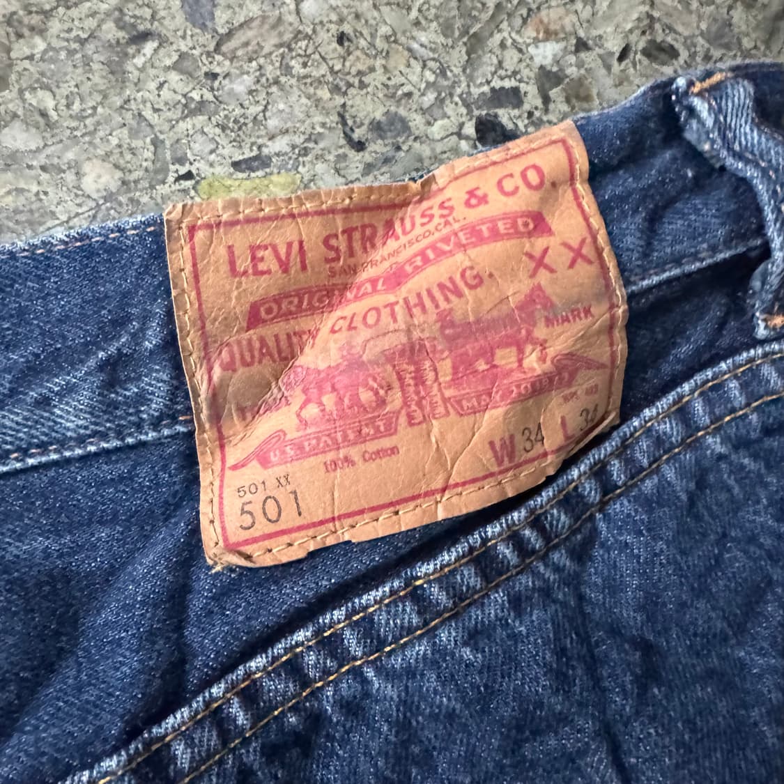 [34] 리바이스 66501 셀비지 데님 팬츠 상품이미지9